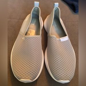 Women’s Adidas cloud foam ultra slip on sneakers.